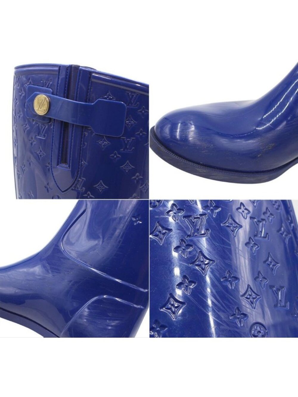 Louis Vuitton Drops Line Rubber Long Rain Boots - Picture 8 of 10